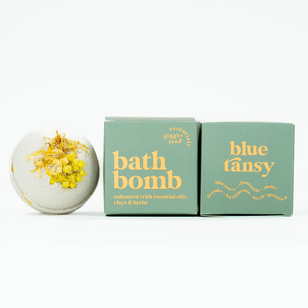 Botanical Bath Bomb - Blue Tansy