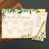 Willow Menu Notepad