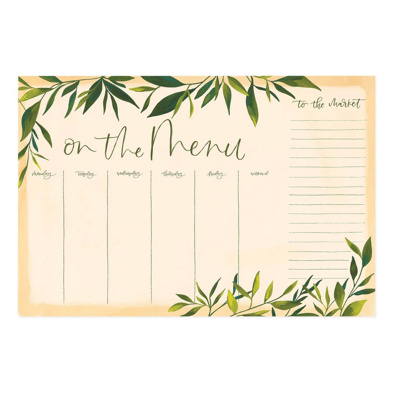 Willow Menu Notepad