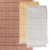 Jude Plaid Tea Towels Rust - Set of 3