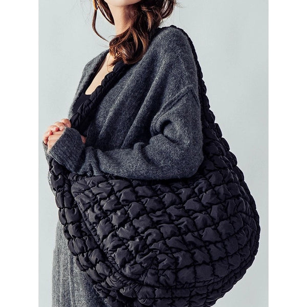 KATE PUFF QUILTED SHOULDER BAG