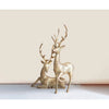 Resin Deer, Gold Finish - 2 Styles