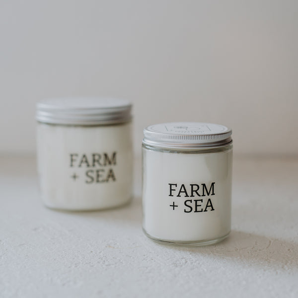 Farm + Sea Medium Candle- 7.5 oz