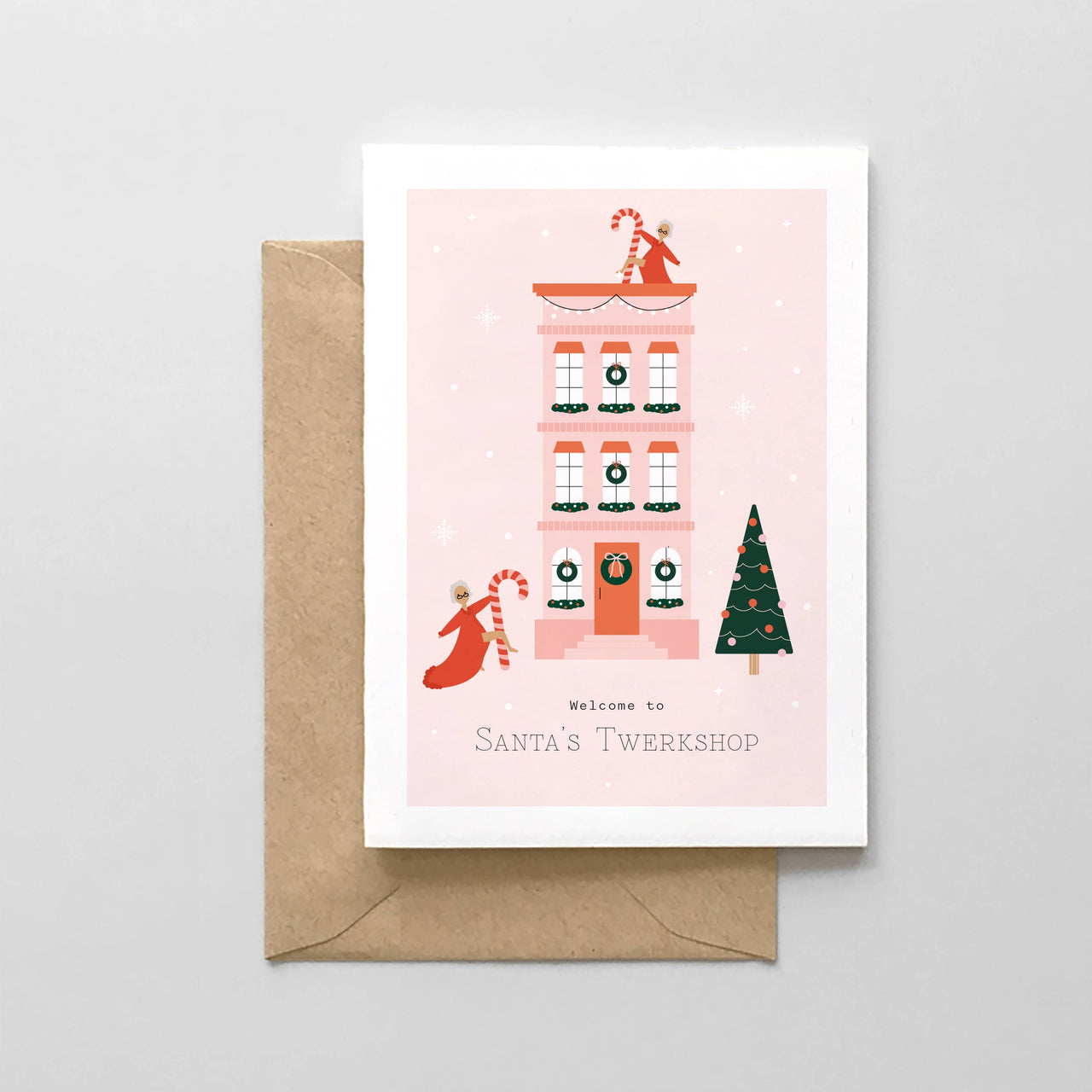 Santa's Twerkshop Card