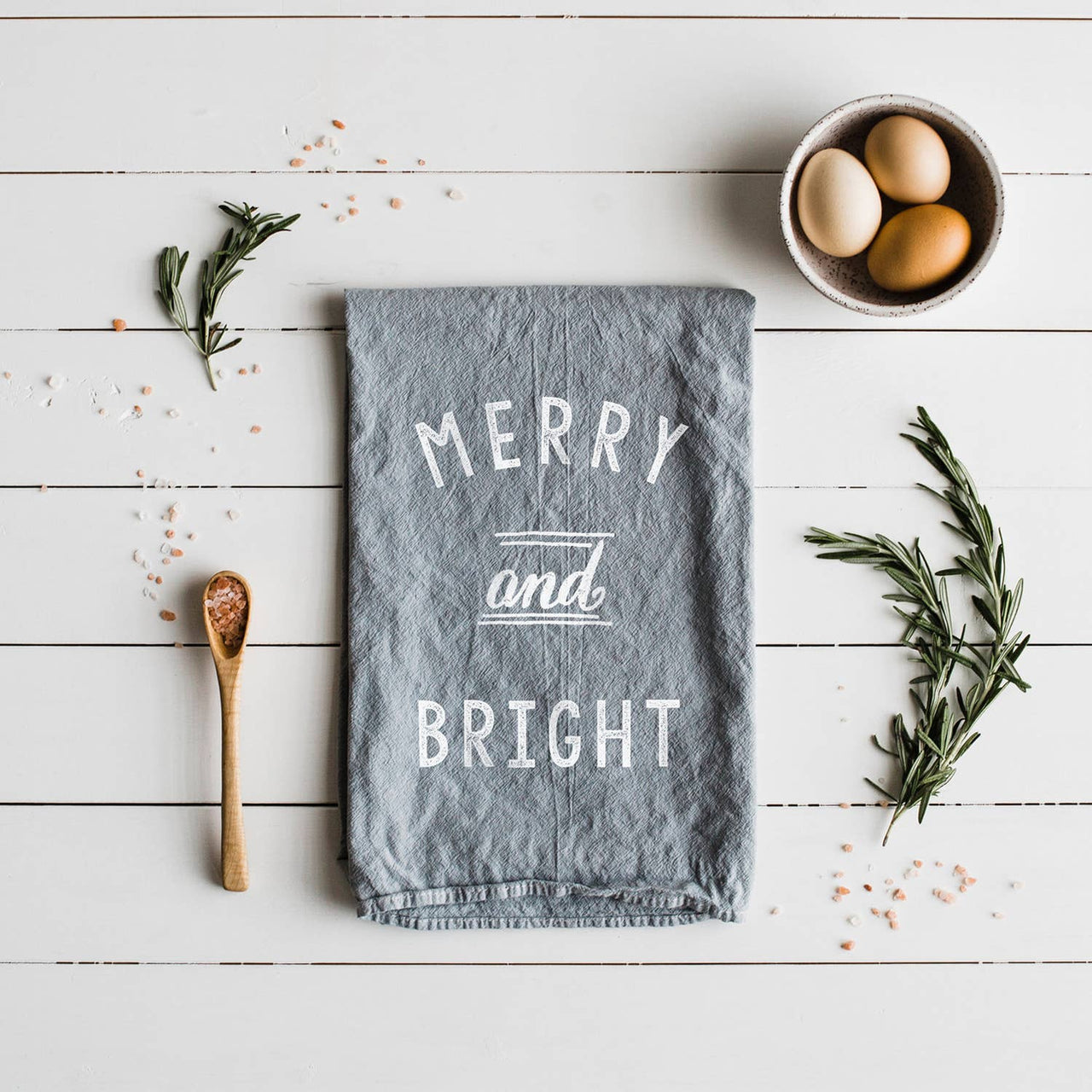 Merry & Bright Tea Towel