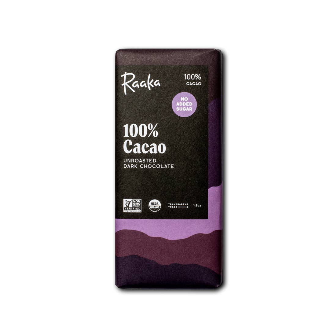 100% Cacao (No Added Sugar) Chocolate Bar