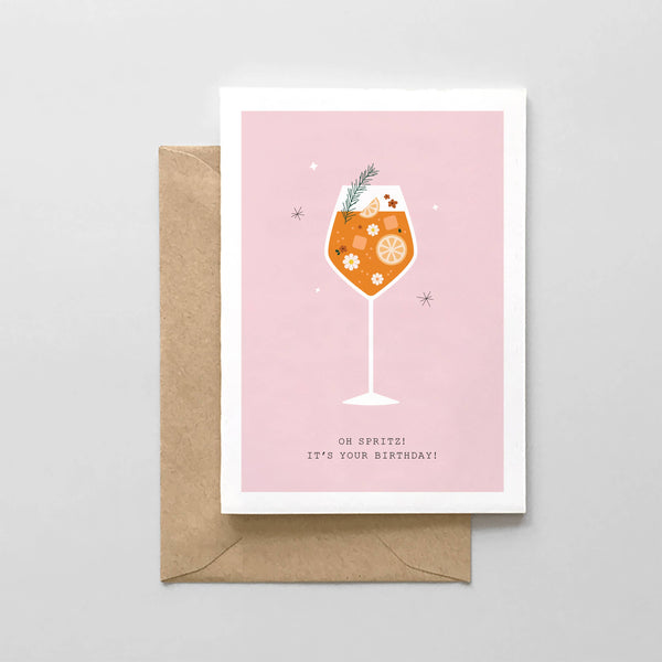 Oh Spritz! It's Your Birthday Aperol Card
