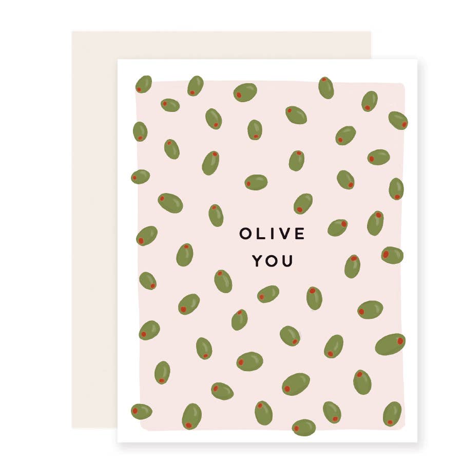 Olive You Card