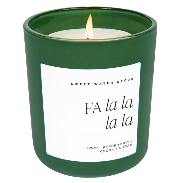 Fa La La La La Soy Candle - Matte Jar