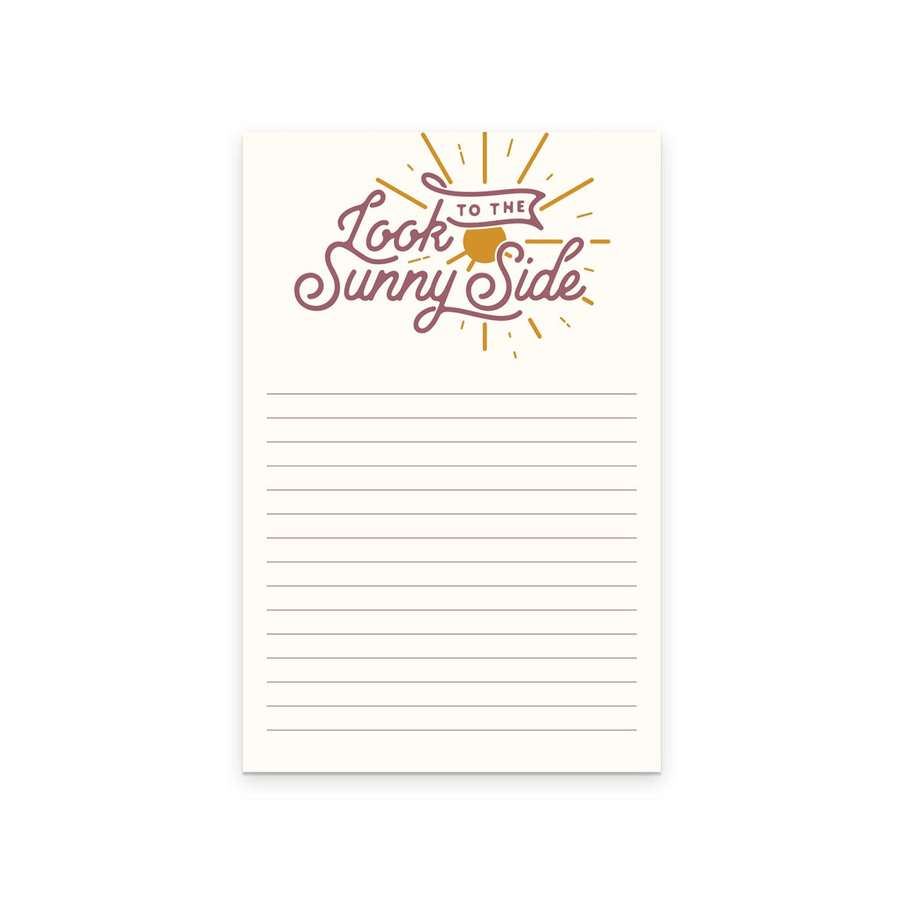 Sunny Side To Do Notepad