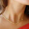 Luxe Herringbone Chain Necklace