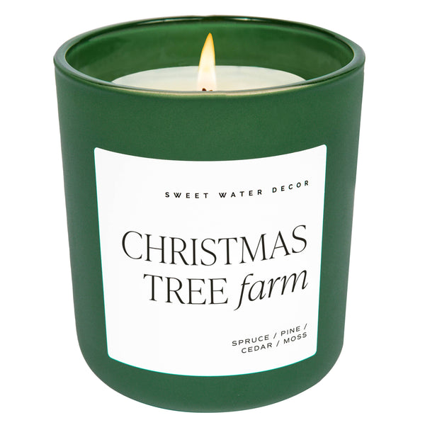 Christmas Tree Farm Soy Candle - Matte Jar