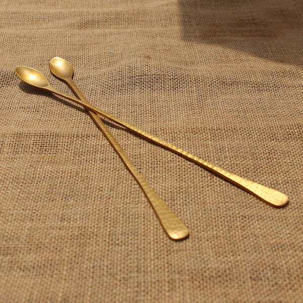 Pebbled Long Spoons - Set of 2