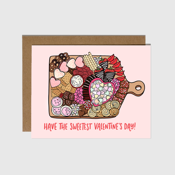 Valentine's Dessert Charcuterie Board Card