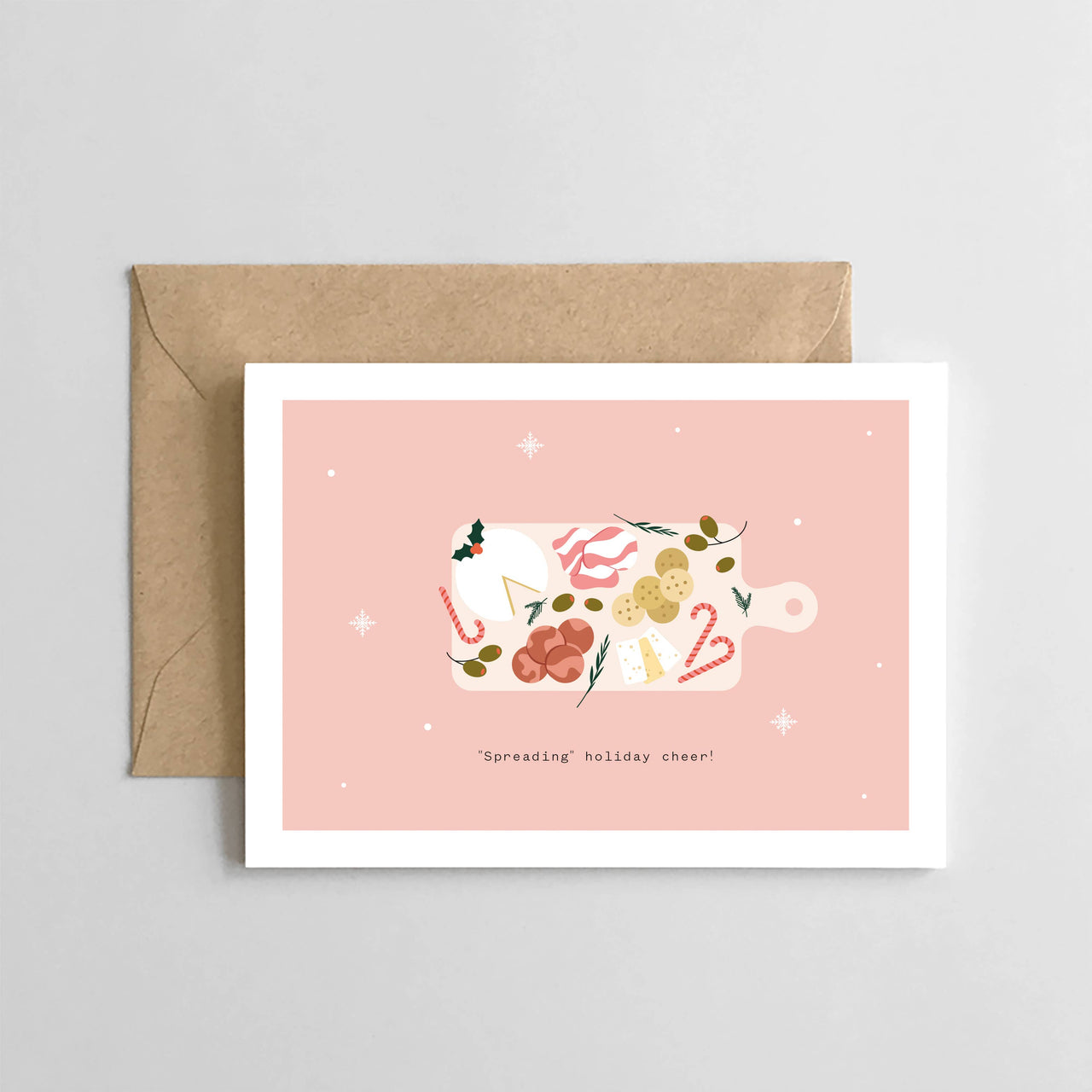 "Spreading" Holiday Cheer! - Charcuterie Board Card