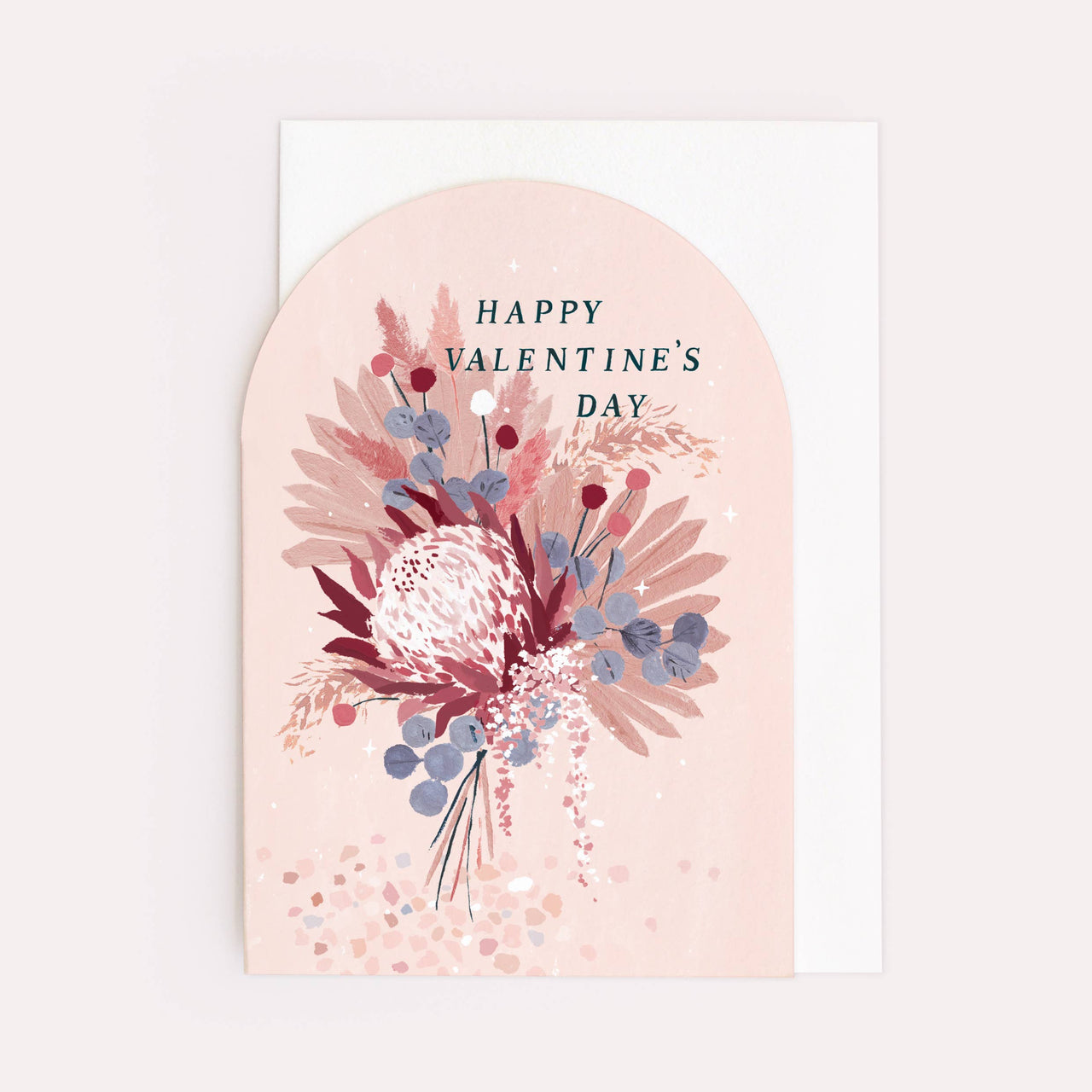 Dried Flower Bouquet Card