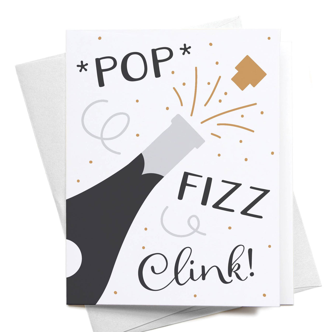 Pop Fizz Clink Champagne Card