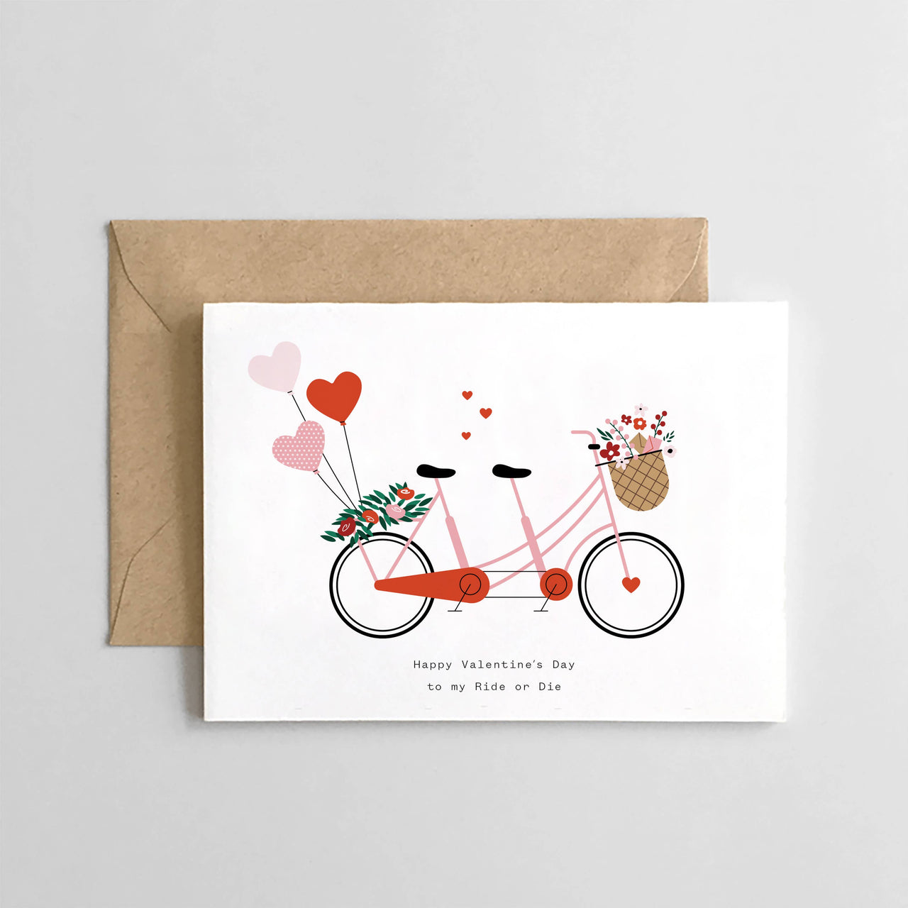 Valentine Ride or Die Card