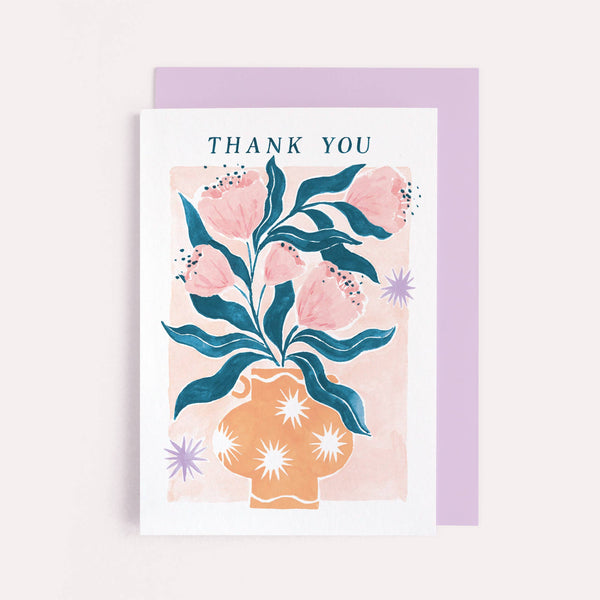 Vase Thank You Card