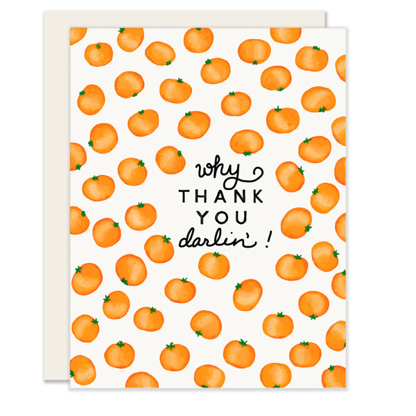 Clementine Thank You Card