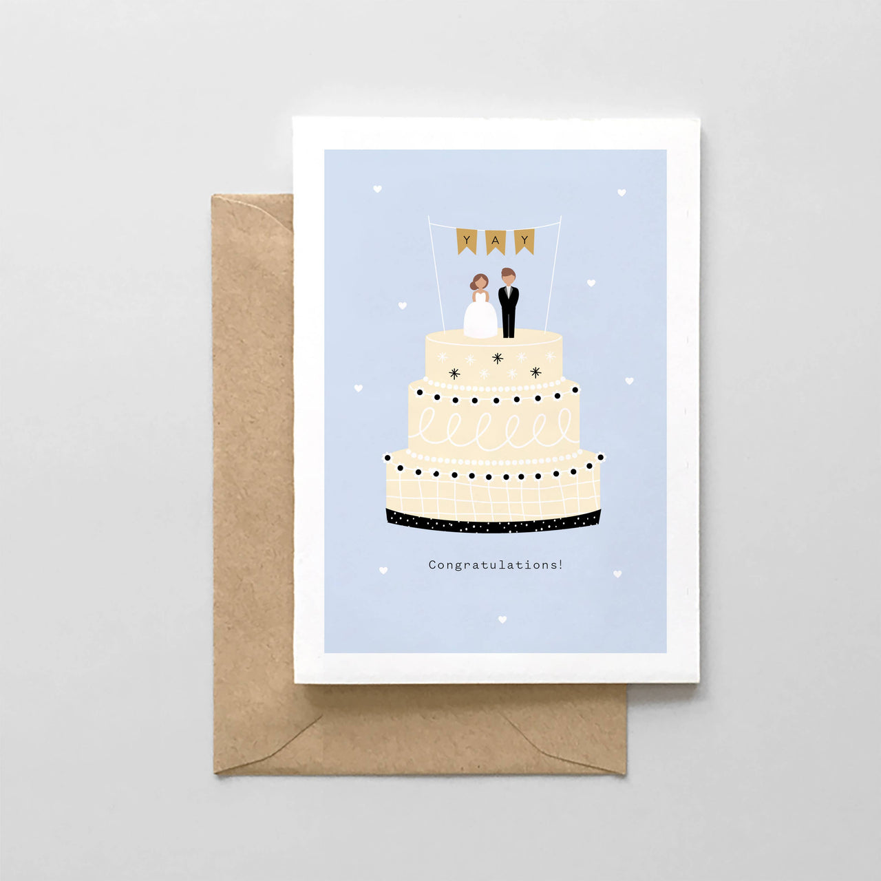Congratulations! Wedding Cake Card