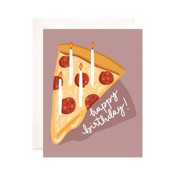 Birthday Pizza Greeting Card