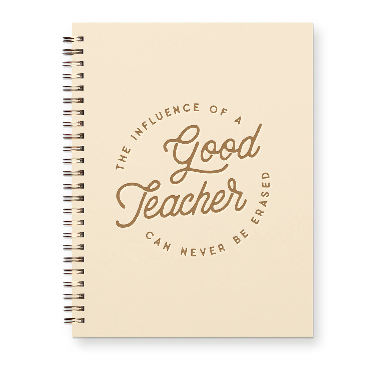 Teacher Influence Notebook- French Vanilla