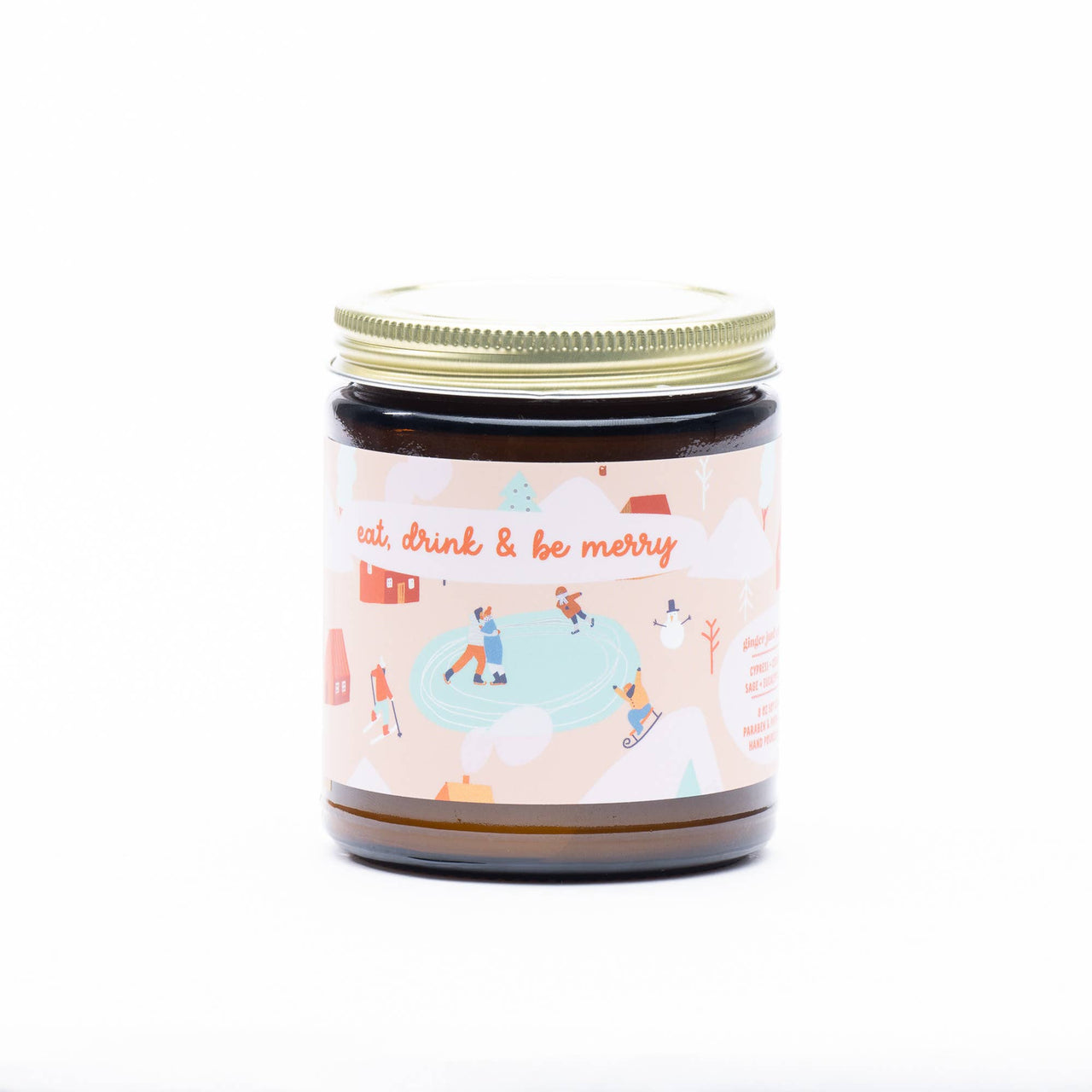 Eat Drink and Be Merry- Holiday Soy Candle