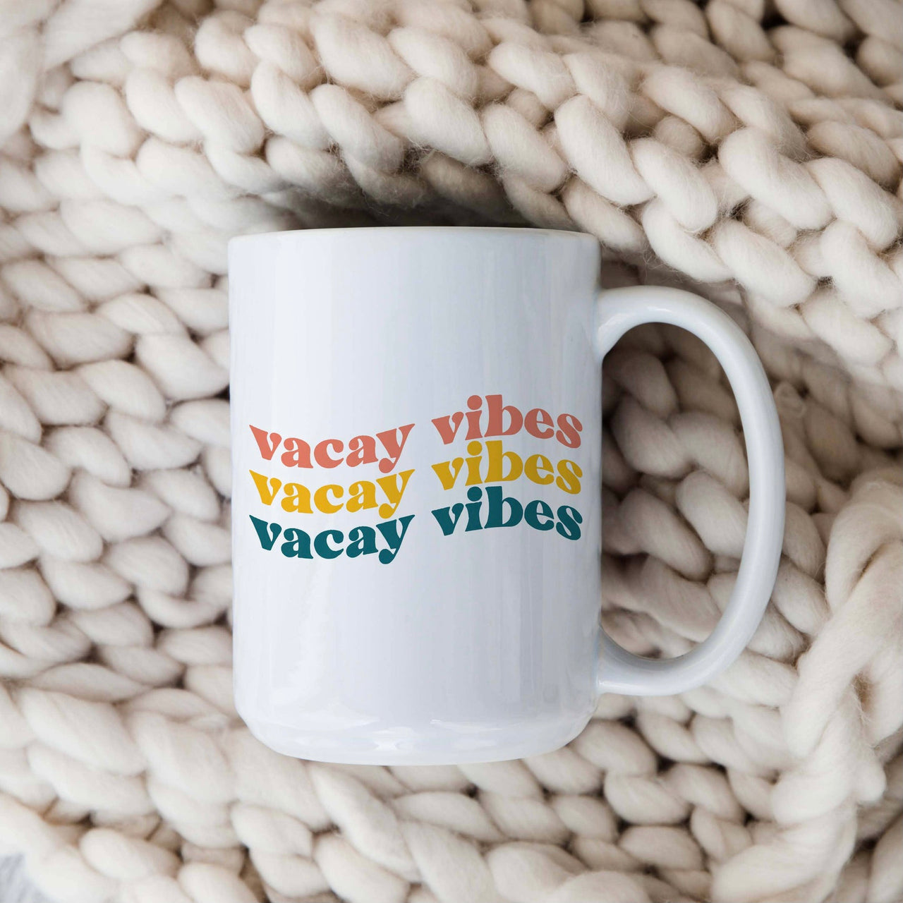 Vacay Vibes Ceramic Coffee Mug