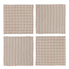 Cotton Double Cloth Napkins, Set of 4