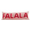 FA LA LA Woven Cotton Lumbar Pillow