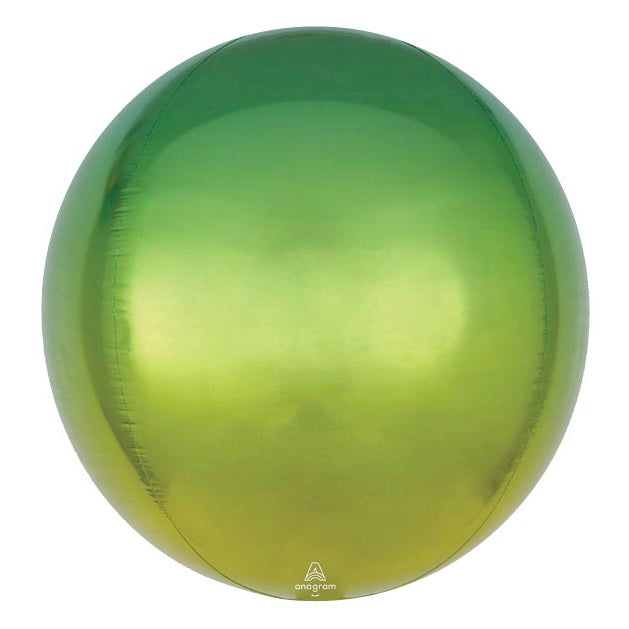 Yellow Green Ombré Orbz Balloon