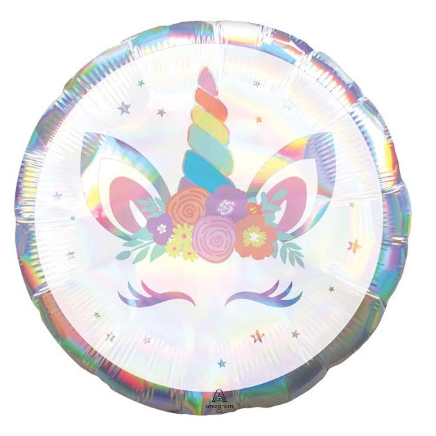 Unicorn Party Holographic Balloon