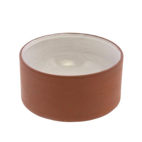 Corbet Red Clay with White Glaze Bowl