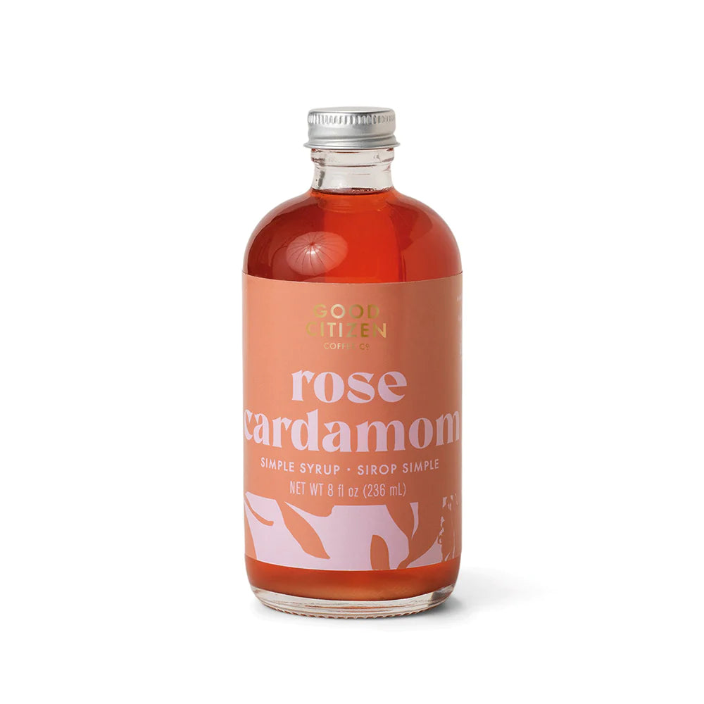 Rose Cardamom Simple Syrup