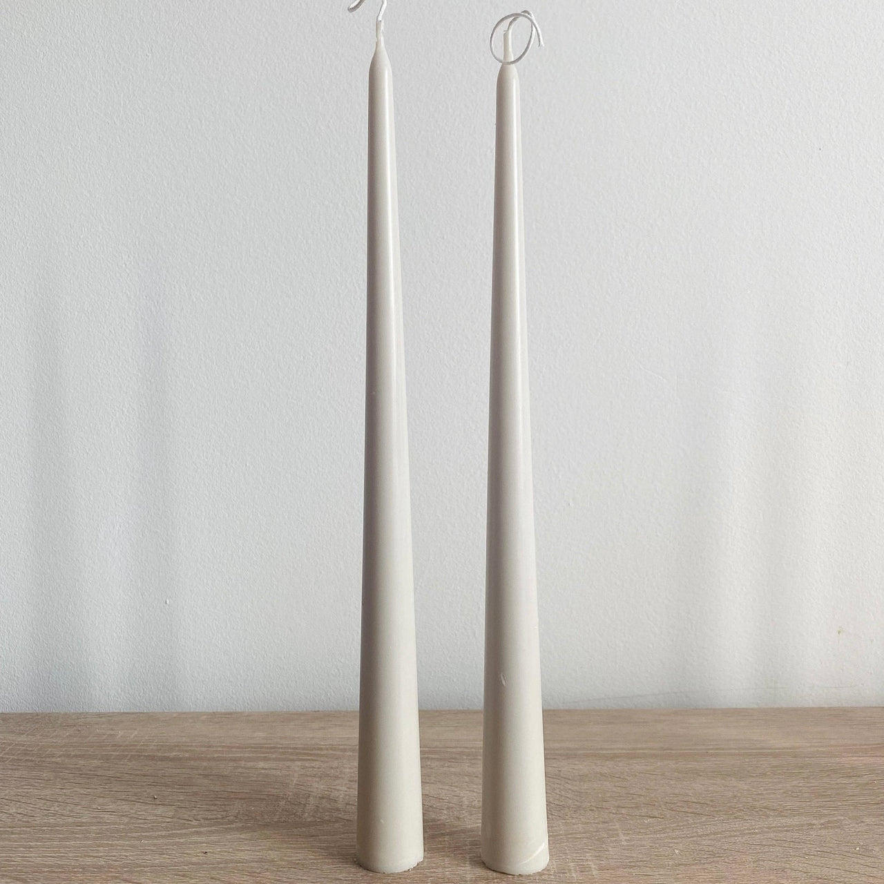 Stone Tall Tapered Candlesticks