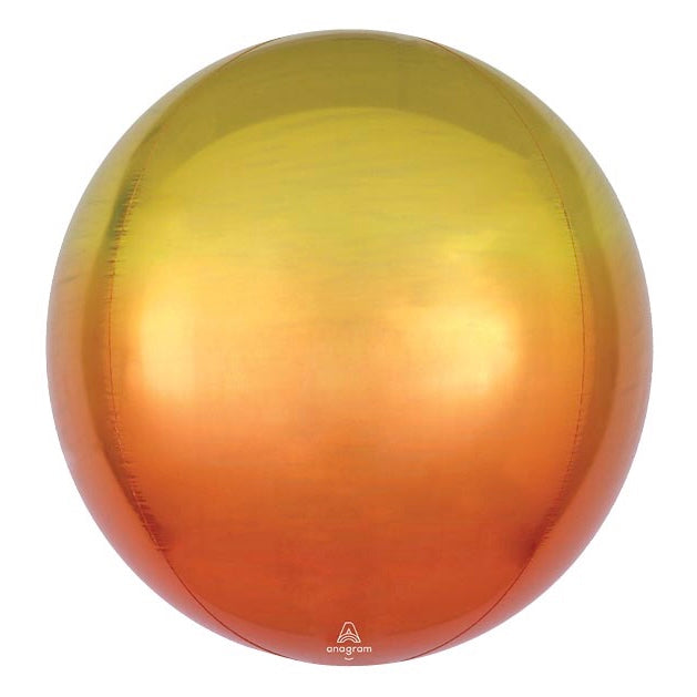 Yellow Orange Ombré Orbz Balloon