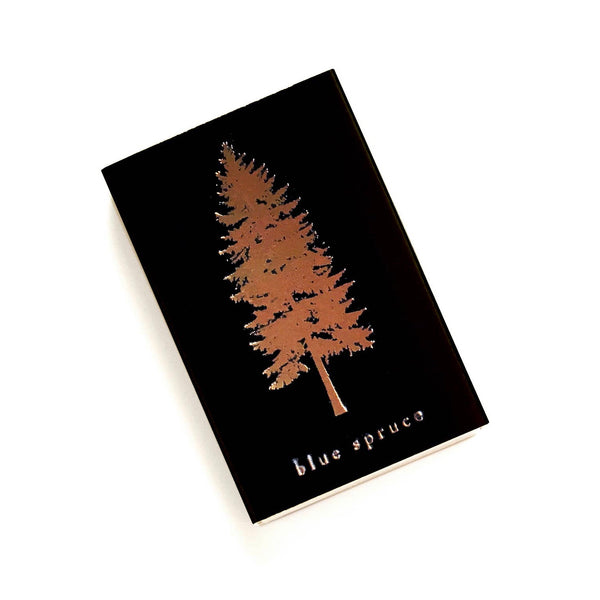 Blue Spruce Tree Matchbox