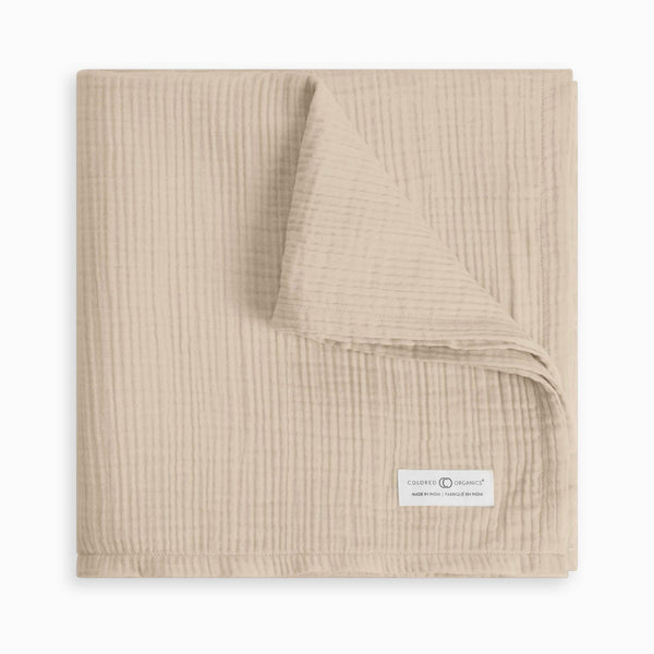Muslin Swaddle Blanket - Clay