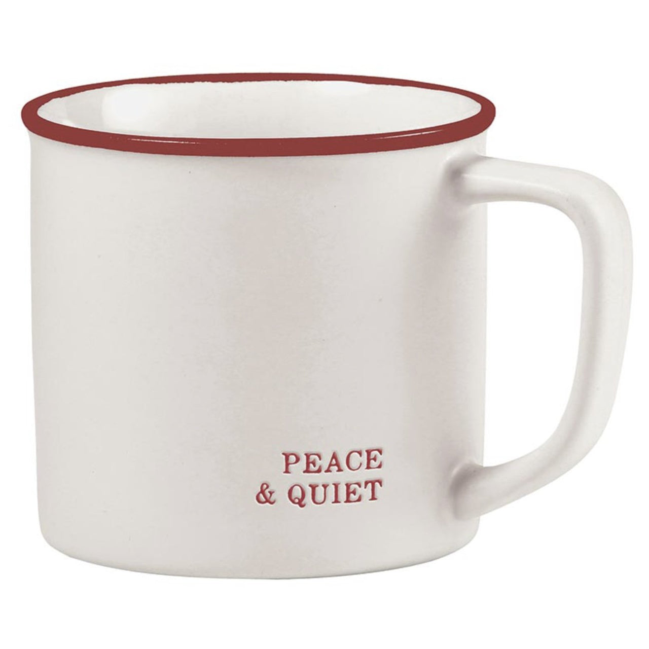 Peace & Quiet Face to Face Coffee Mug