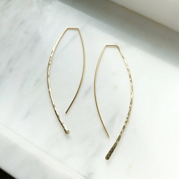 Ebb + Flow Slides Earrings- Gold