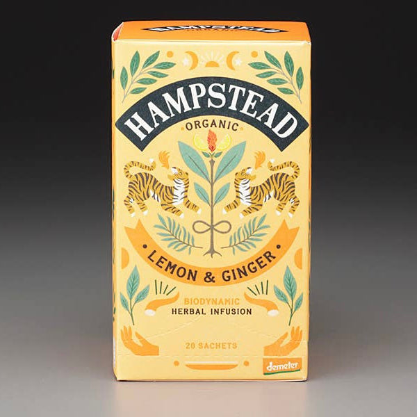 Hampstead Organic Lemon & Ginger Tea