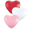 Mixed Pack of Heart Shaped Balloons - Air Filled Only