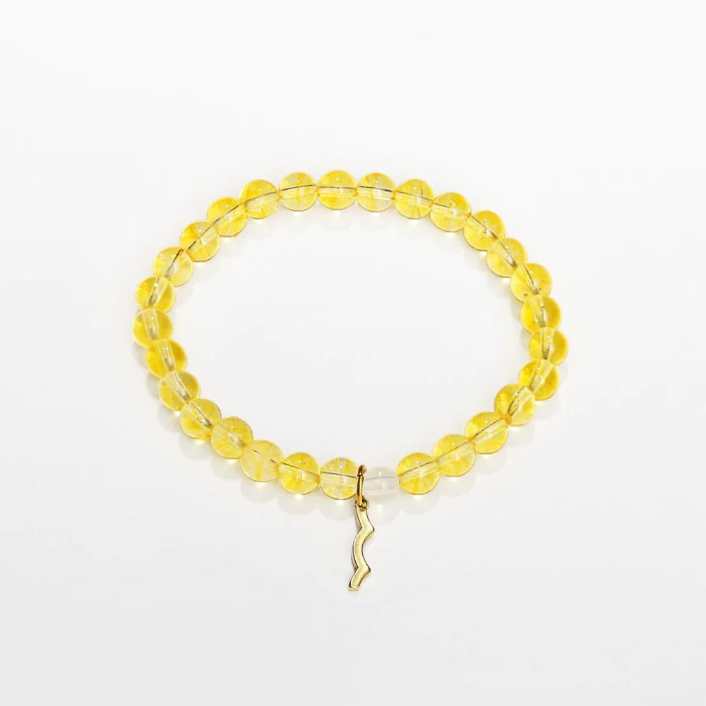 Rayminder UV Awareness Bracelet in Citrine