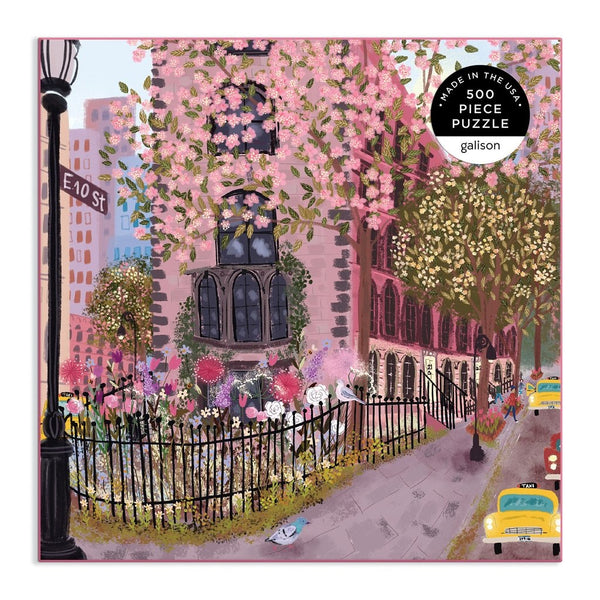 Blooming Streets 500 Piece Jigsaw Puzzle