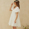 Genevieve Tiered Dress- Off White